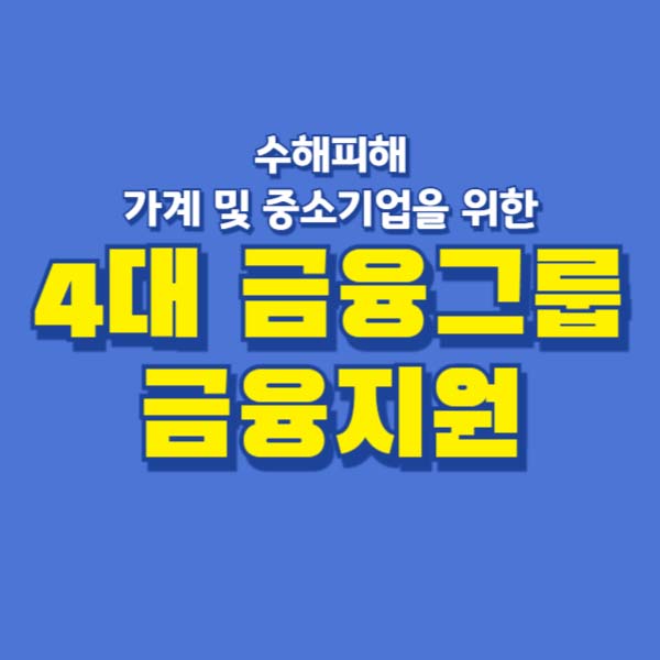 수해 지원금