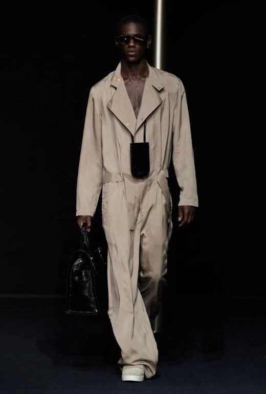 emporio armani spring 2024 menswear