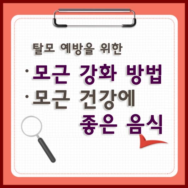 탈모 예방 모근 강화 썸네일