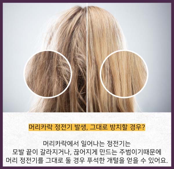 머리 정전기