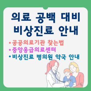 응급의료 비상진료 의료공백