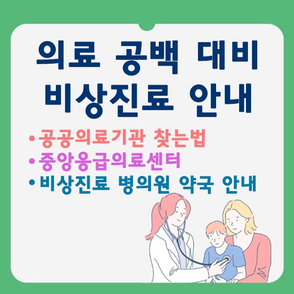 응급의료 비상진료 의료공백