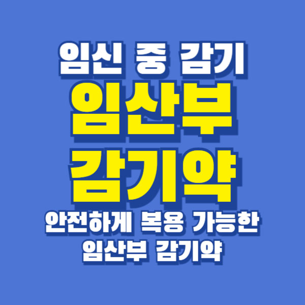 임산부 감기약