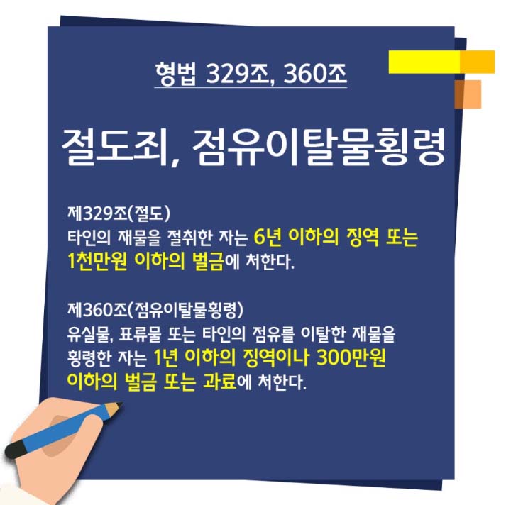 점유이탈물횡령죄 절도죄