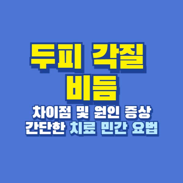 두피 각질 비듬