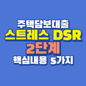 스트레스 DSR 2단계