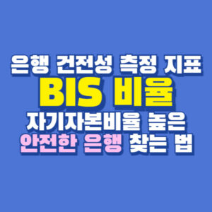 BIS 비율 안전한 은행