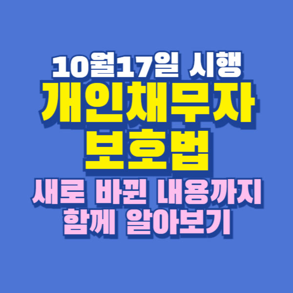 개인채무자 보호법