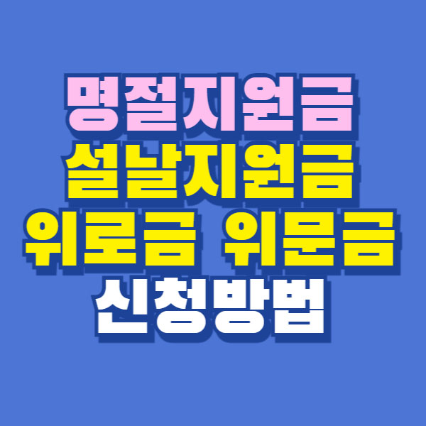 설날지원금