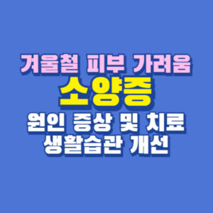 겨울철 피부 가려움 소양증