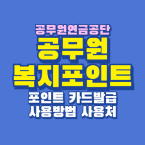 공무원 복지포인트