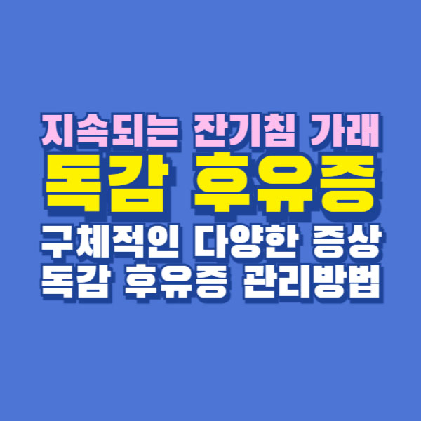 독감 후유증