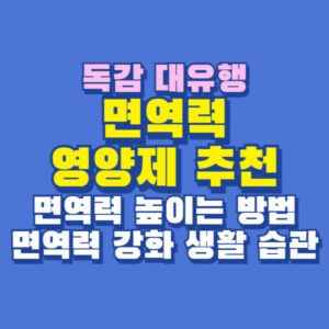 면역력 영양제