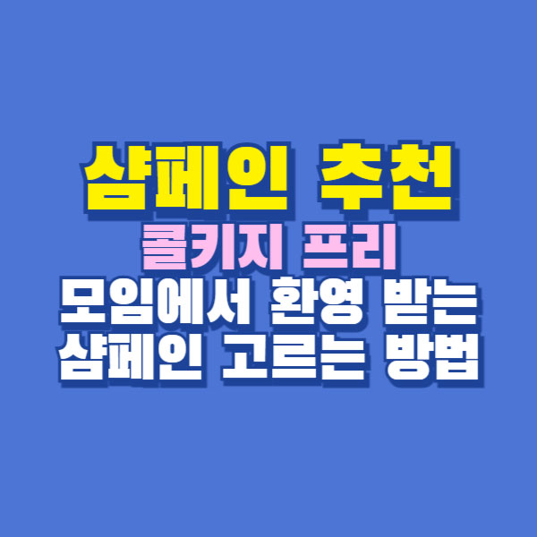 샴페인 추천