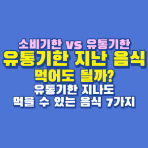 유통기한 지난 음식