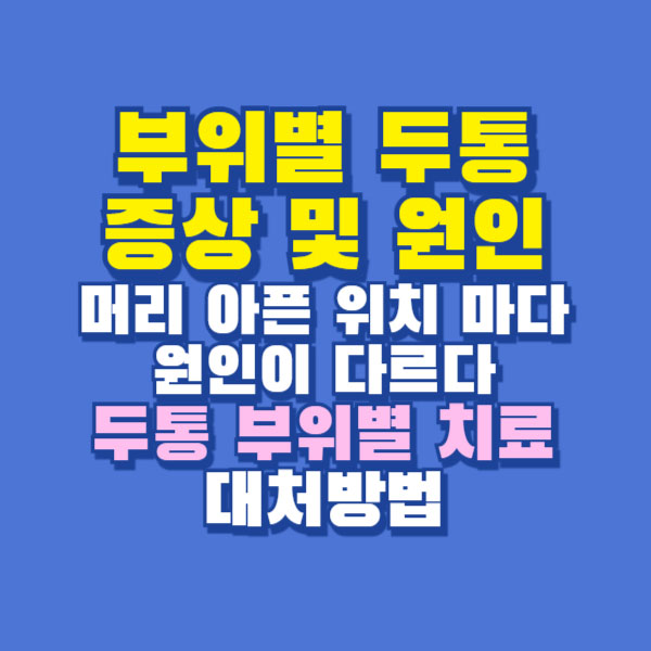 두통 부위별