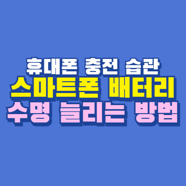 스마트폰 배터리 수명