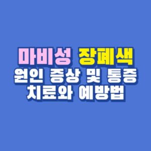 마비성 장폐색