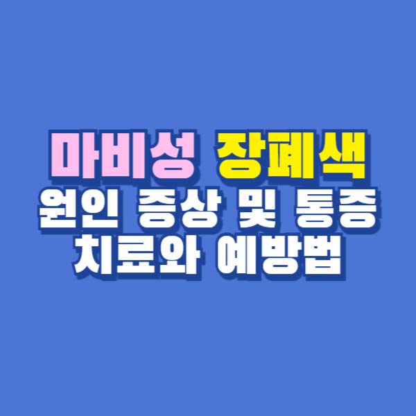마비성 장폐색