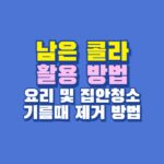 콜라 활용법