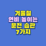 겨울철 연비