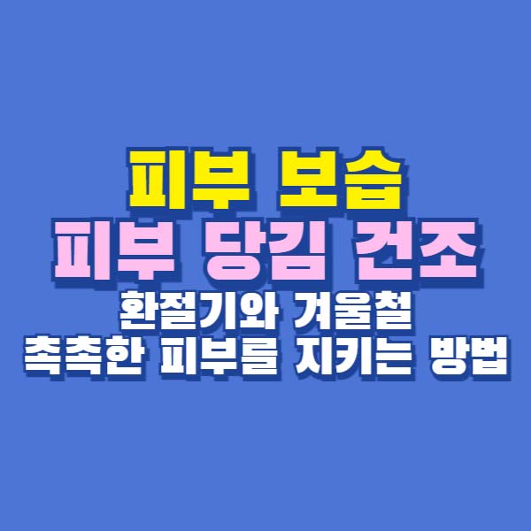 피부 보습
