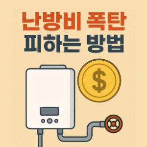 난방비 폭탄 피하는 방법