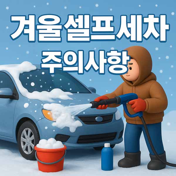 겨울 셀프세차