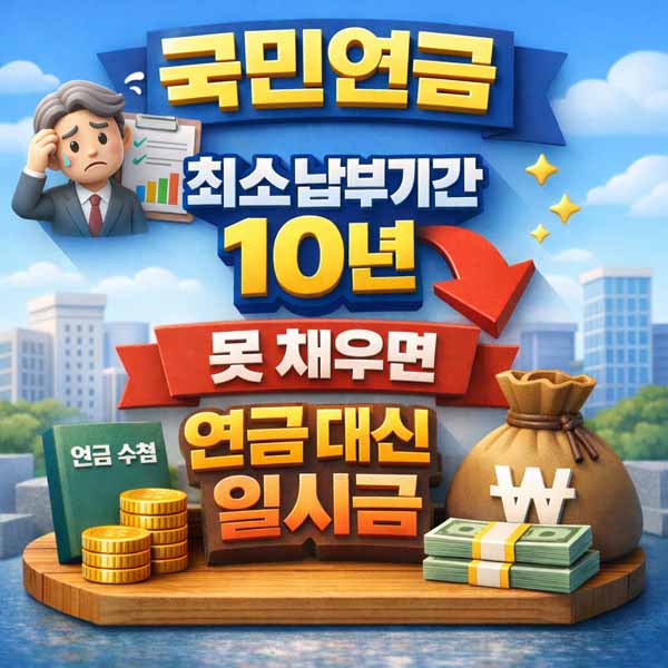 국민연금 최소 납부 기간