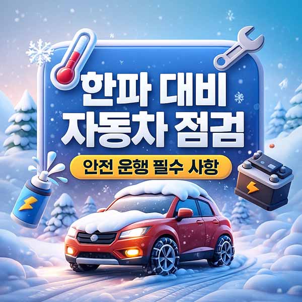 한파 대비 자동차 점검