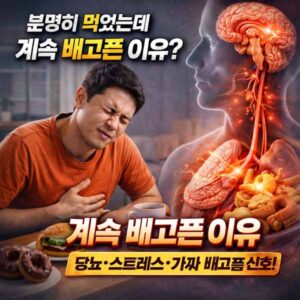 계속 배고픈 이유