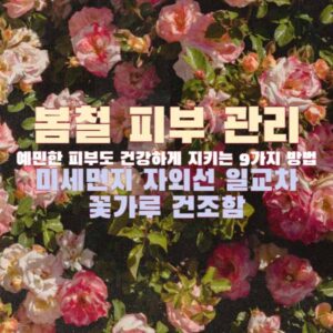 봄철 피부 관리