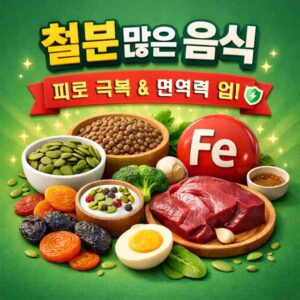 철분 많은 음식