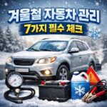 겨울철 자동차 관리