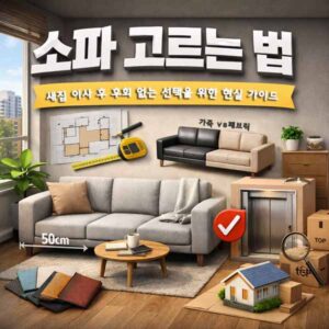 소파 고르는 법