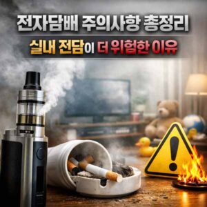 전자담배 주의사항