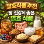 발효식품 추천