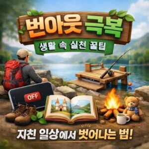 번아웃 극복 생활 속 실천 꿀팁