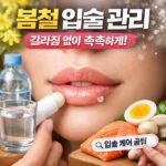 봄철 입술 관리