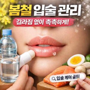 봄철 입술 관리