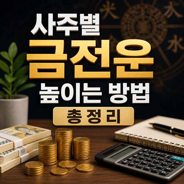 사주별 금전운