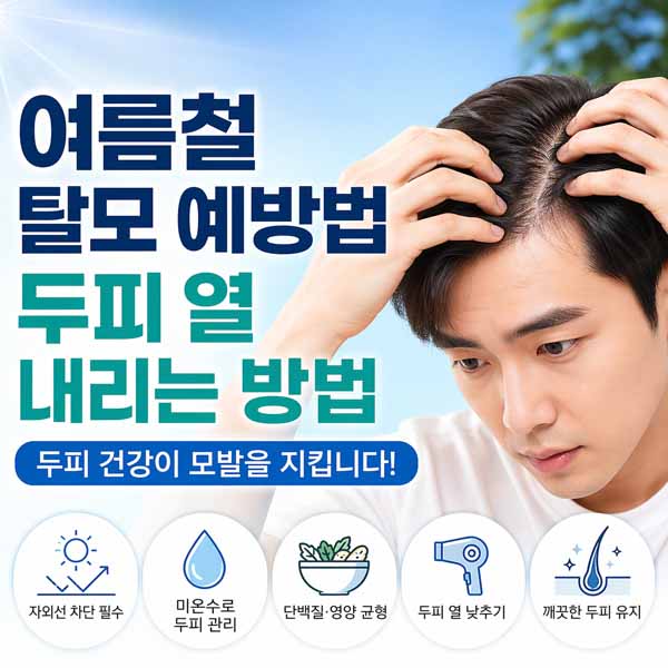 여름철 탈모 예방법