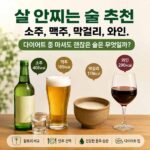 살 안찌는 술
