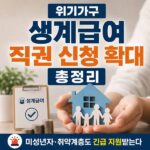 위기가구 생계급여
