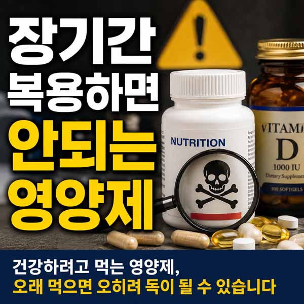장기간 복용하면 안되는 영양제
