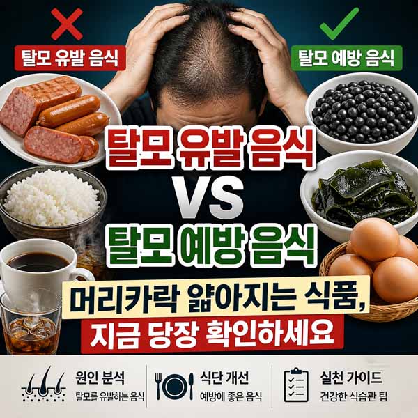 탈모 유발 음식