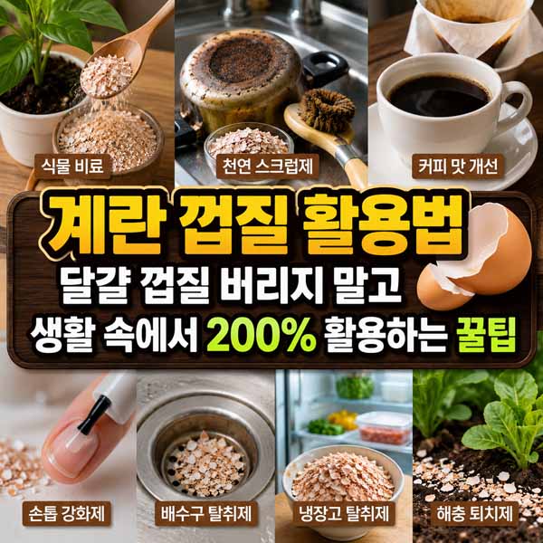 계란 껍질 활용법
