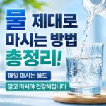 물 제대로 마시는 방법