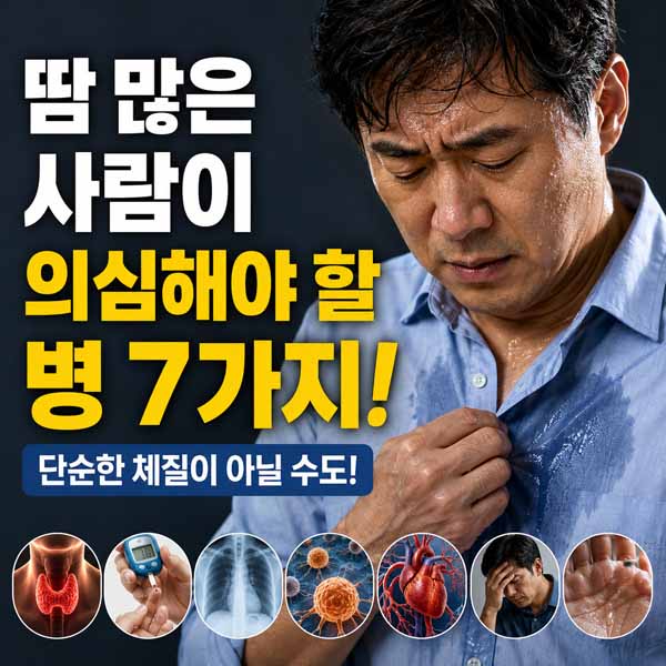 땀 많은 사람이 의심해야 할 병