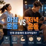 아침 운동 vs 저녁 운동